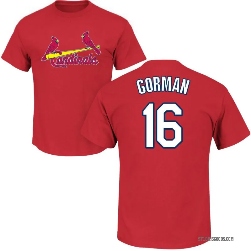 BOYS YOUTH MLB Team Apparel St Louis Cardinals NOLAN GORMAN Baseball J –
